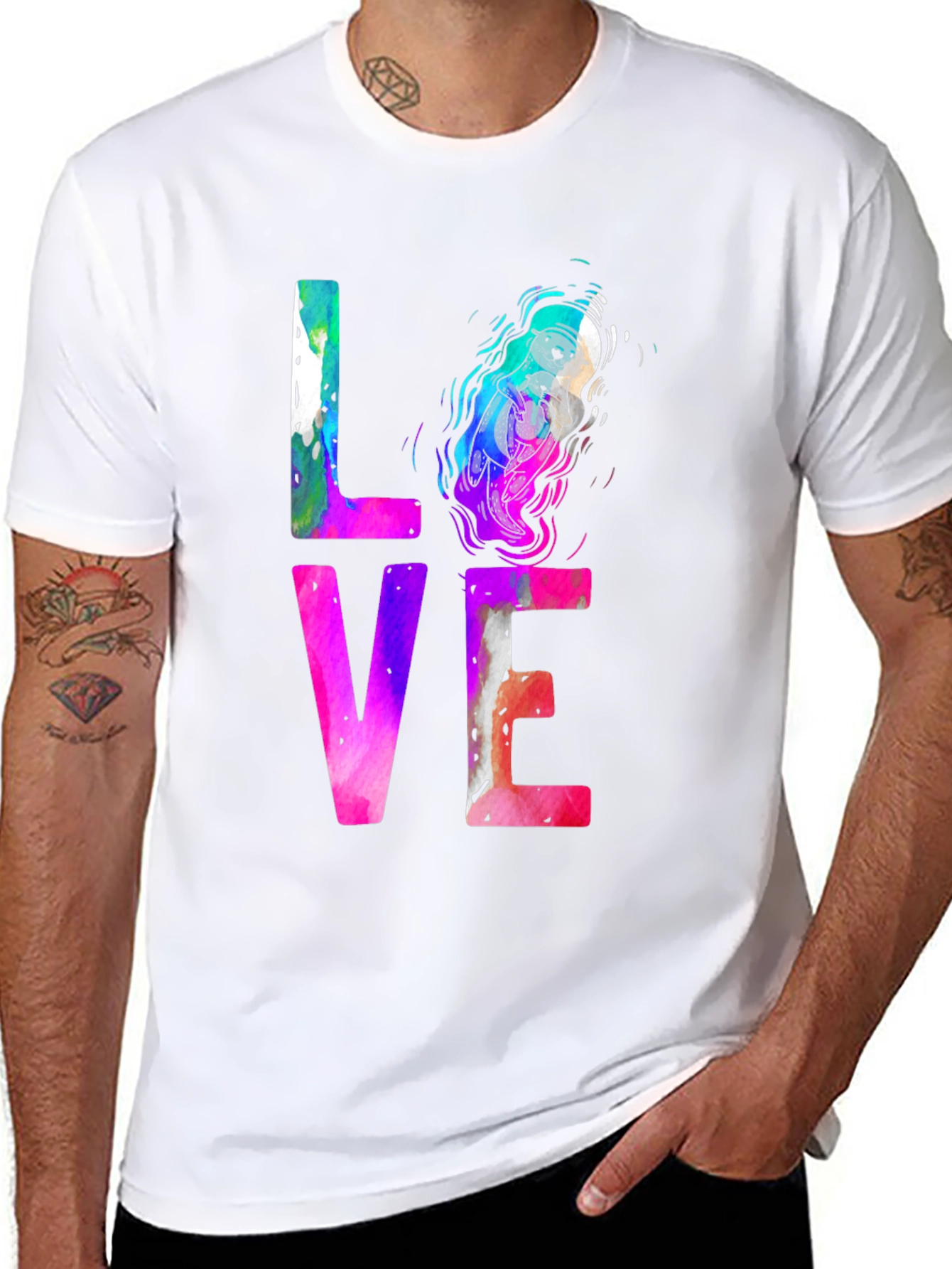 LOVE Otter Graphic T-Shirt