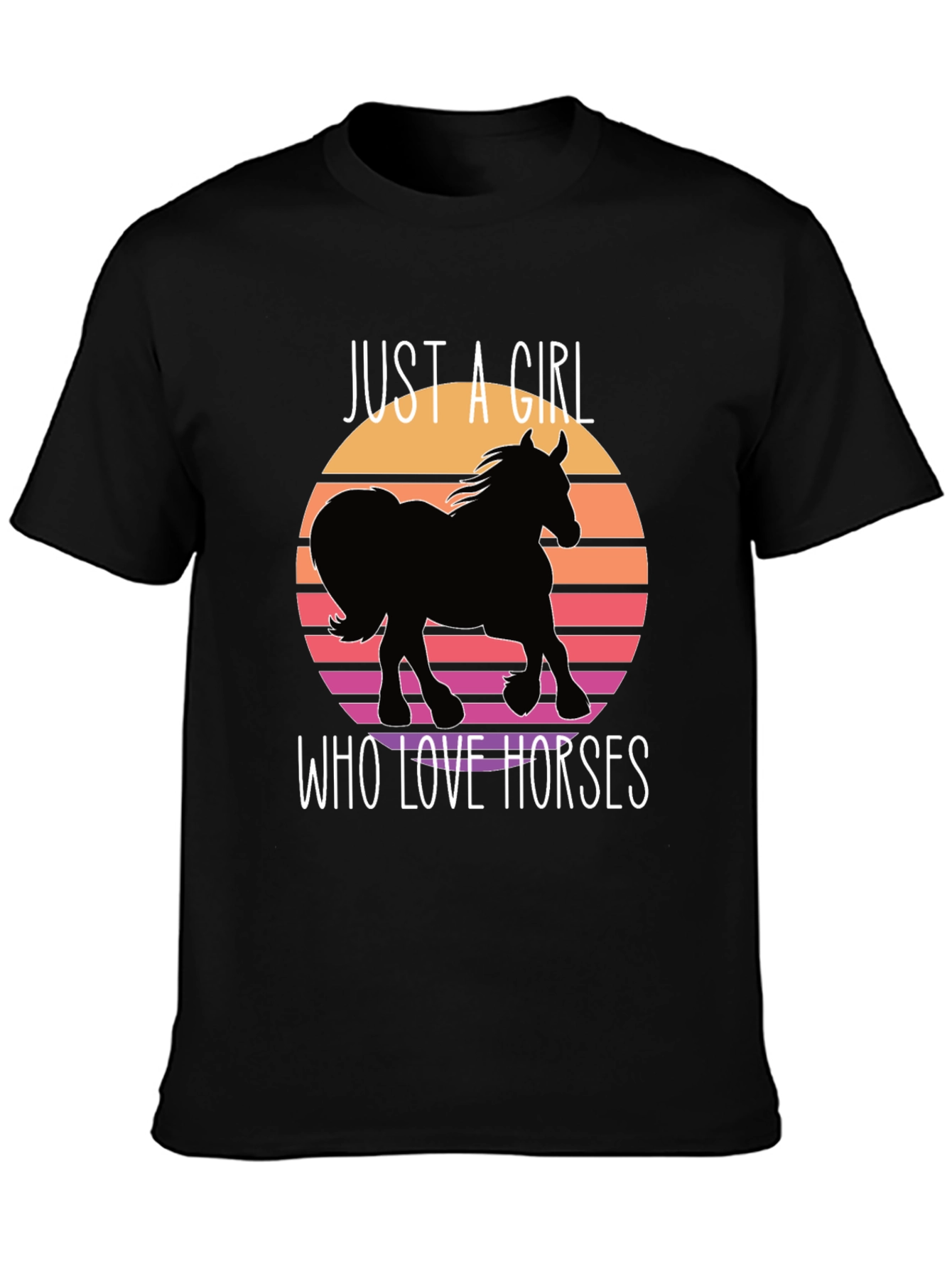 Just a Girl Who Loves Horses T-Shirt