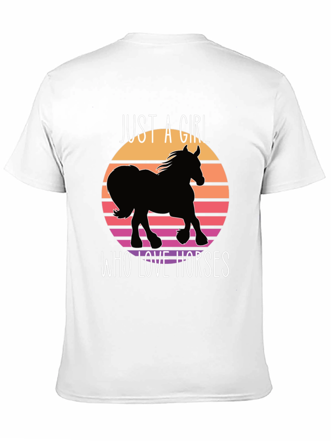 Just a Girl Who Loves Horses T-Shirt