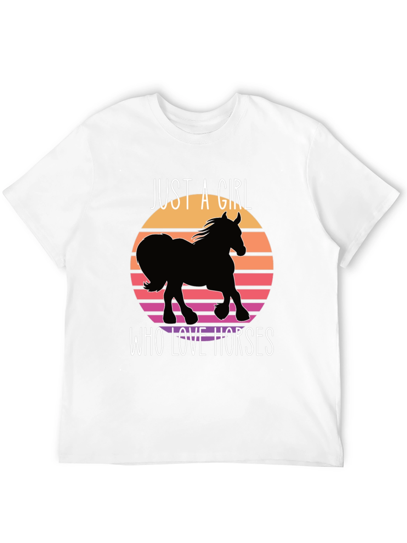 Just a Girl Who Loves Horses T-Shirt
