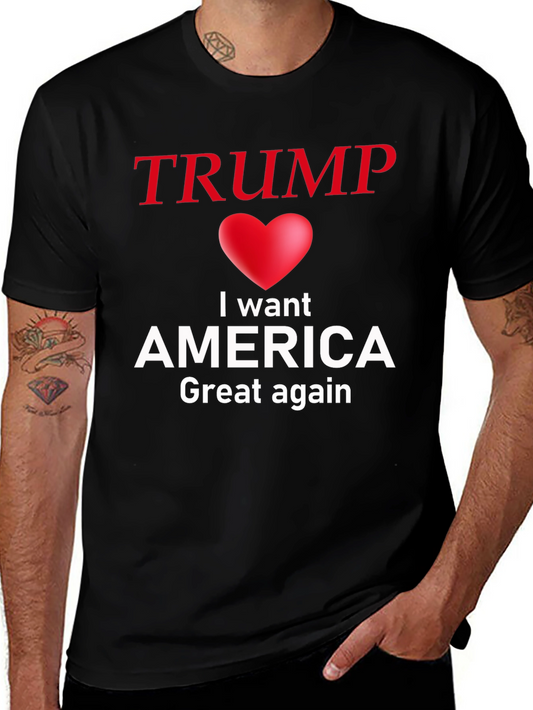 Trump I Love America T-Shirt - Great Again!