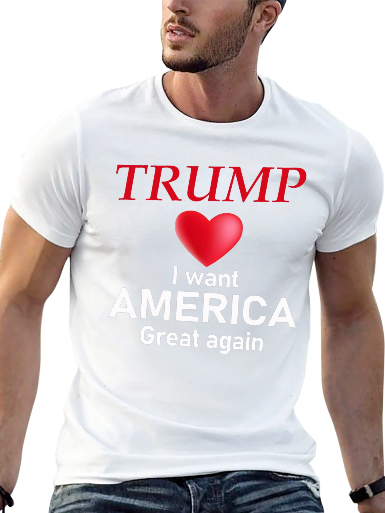 Trump I Love America T-Shirt - Great Again!