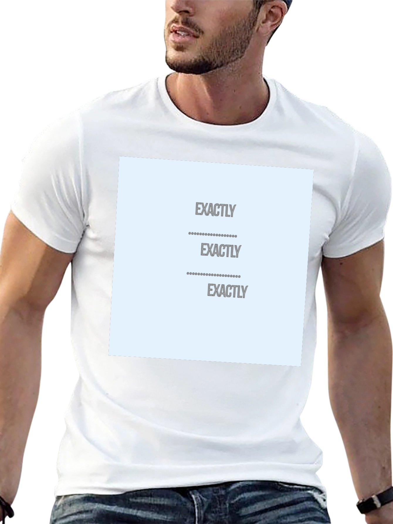 Exactly T-Shirt - Soft Cotton Printed Design