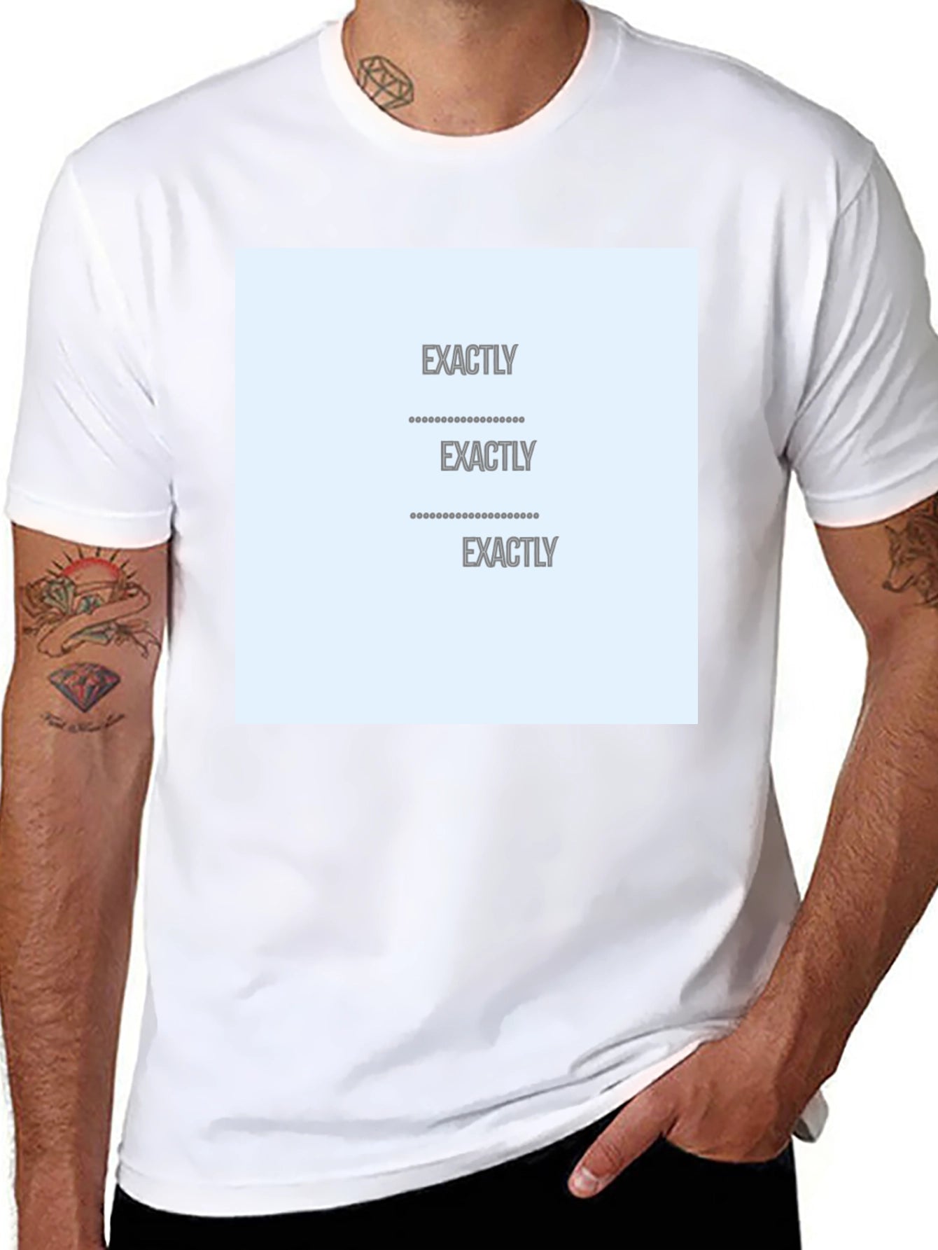 Exactly T-Shirt - Soft Cotton Printed Design