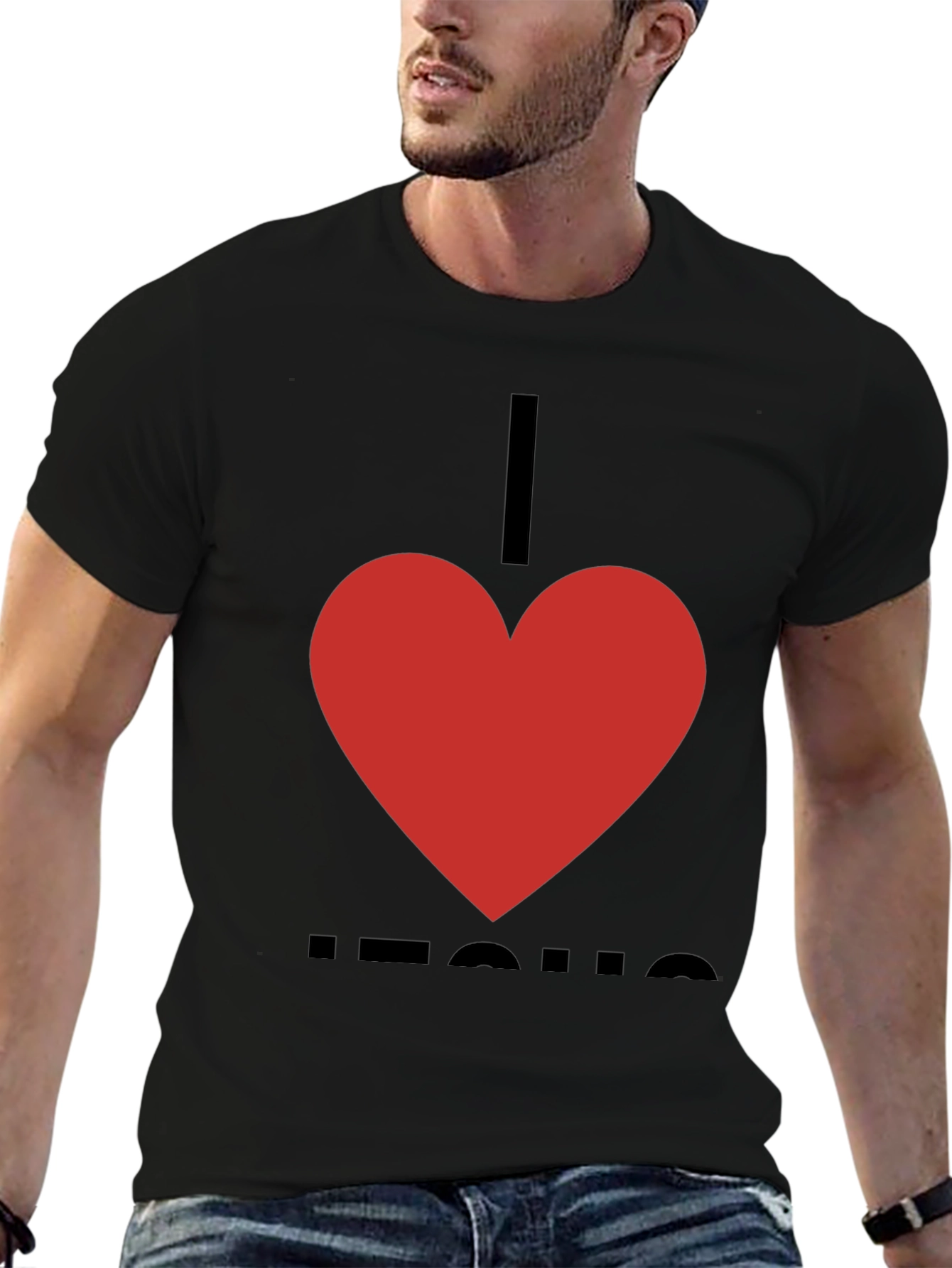 I Heart Jesus T-Shirt - Classic Christian Apparel