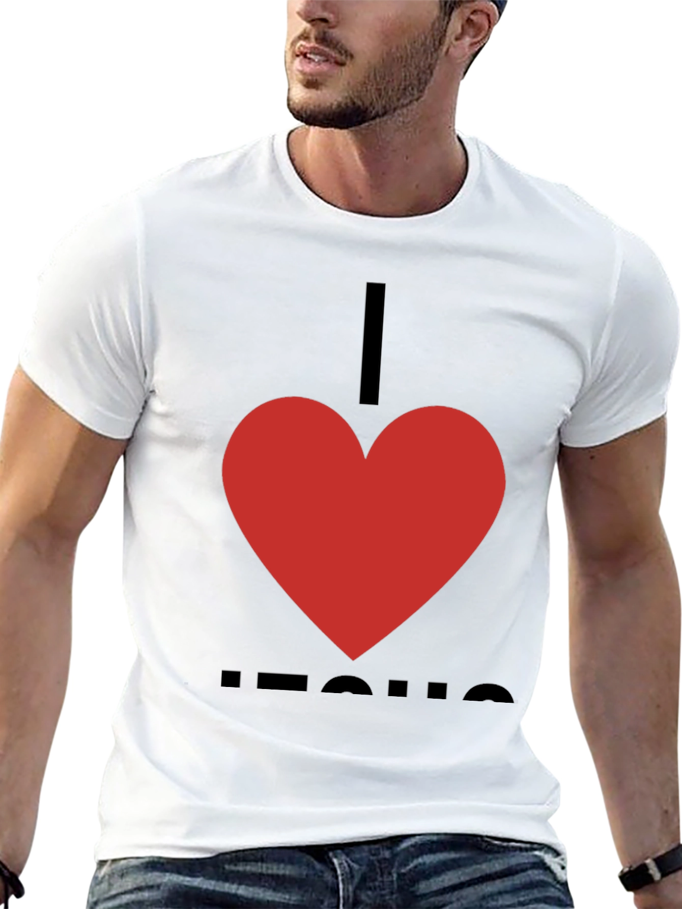 I Heart Jesus T-Shirt - Classic Christian Apparel