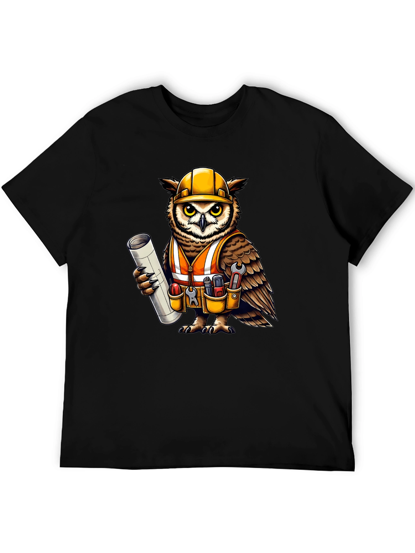 Construction Owl T-Shirt