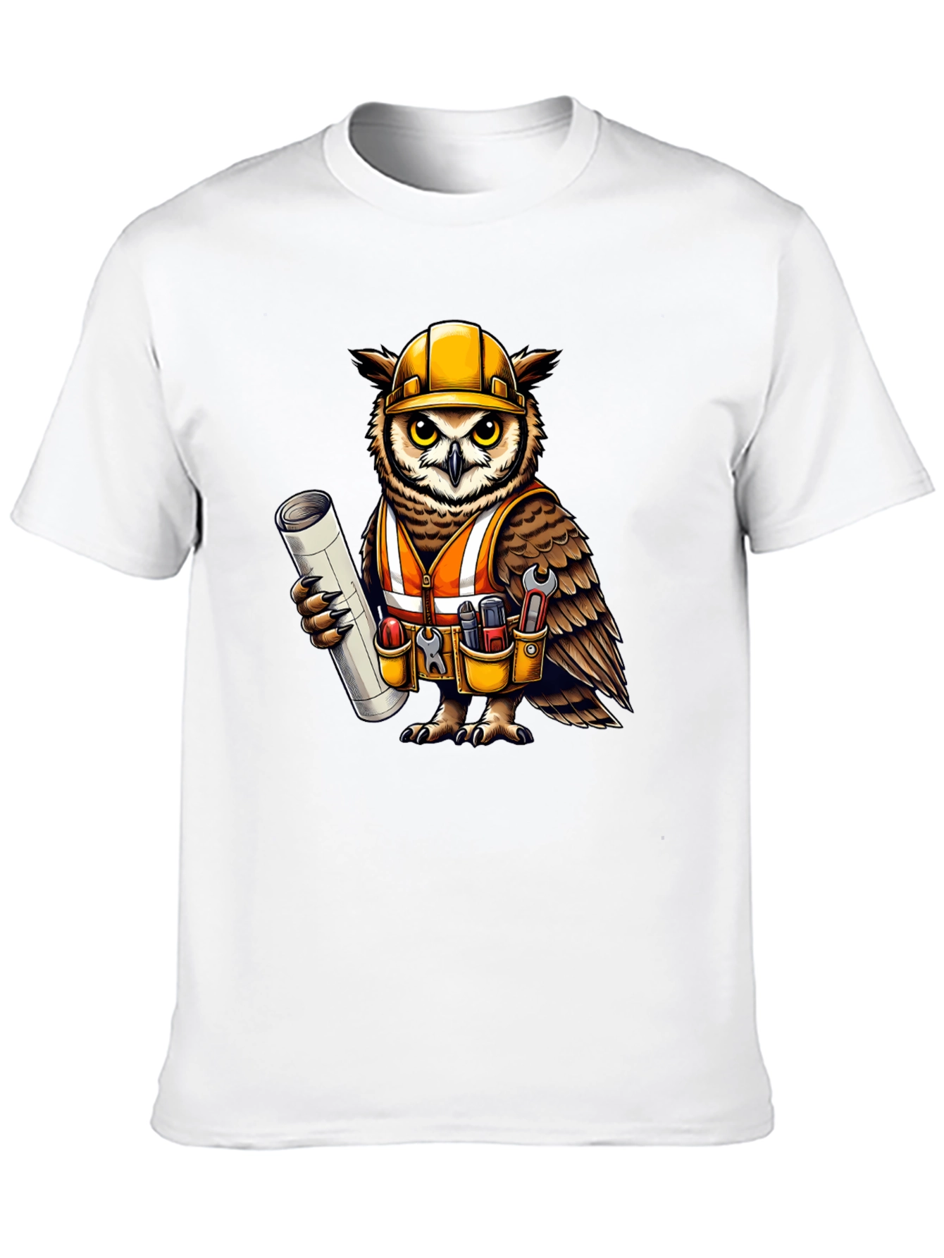 Construction Owl T-Shirt