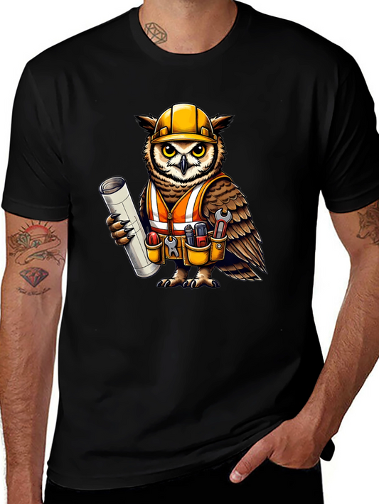 Construction Owl T-Shirt