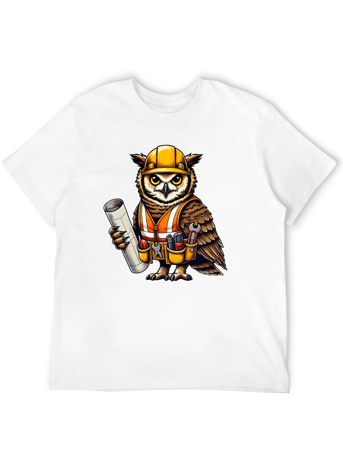 Construction Owl T-Shirt