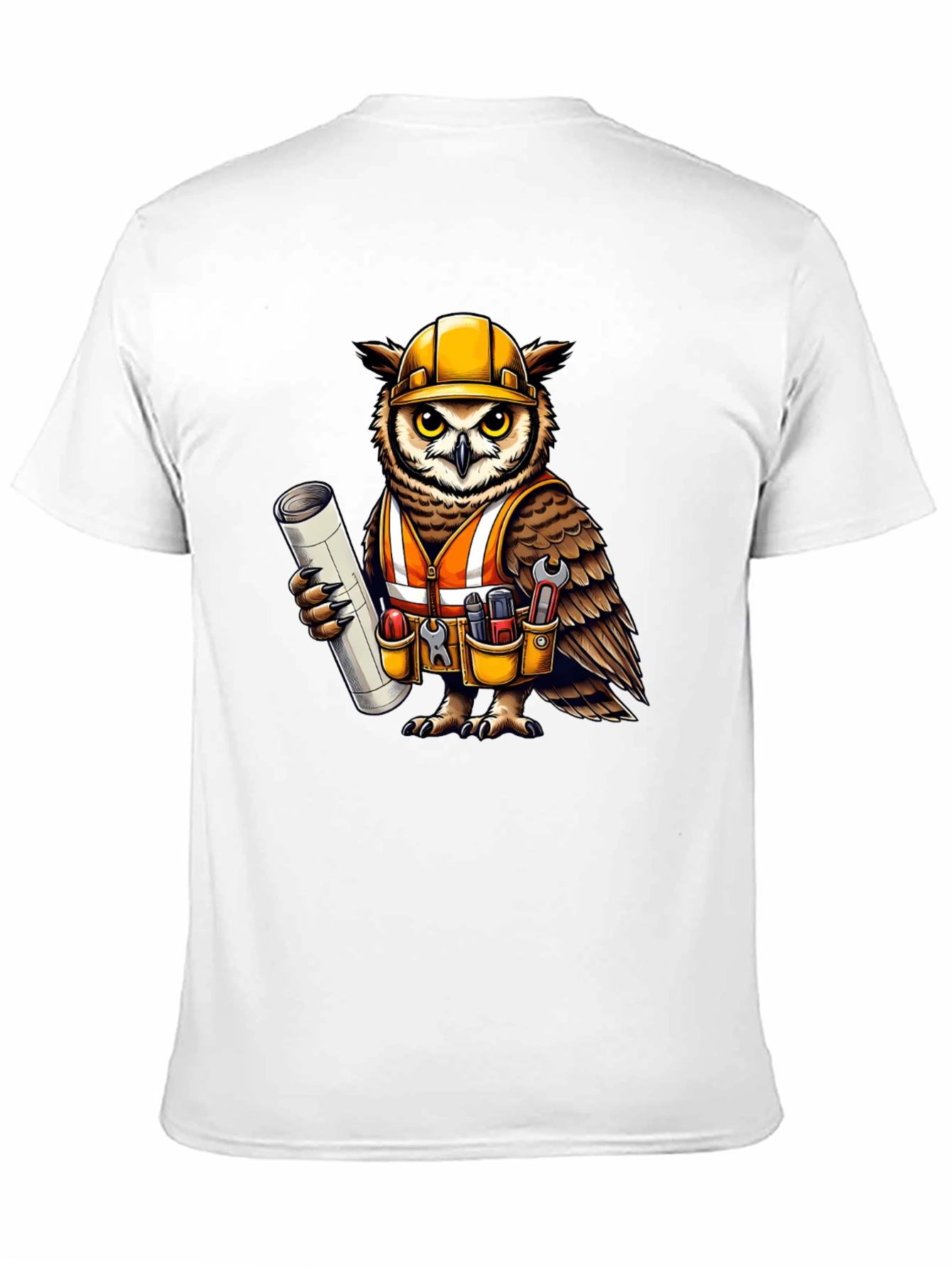 Construction Owl T-Shirt