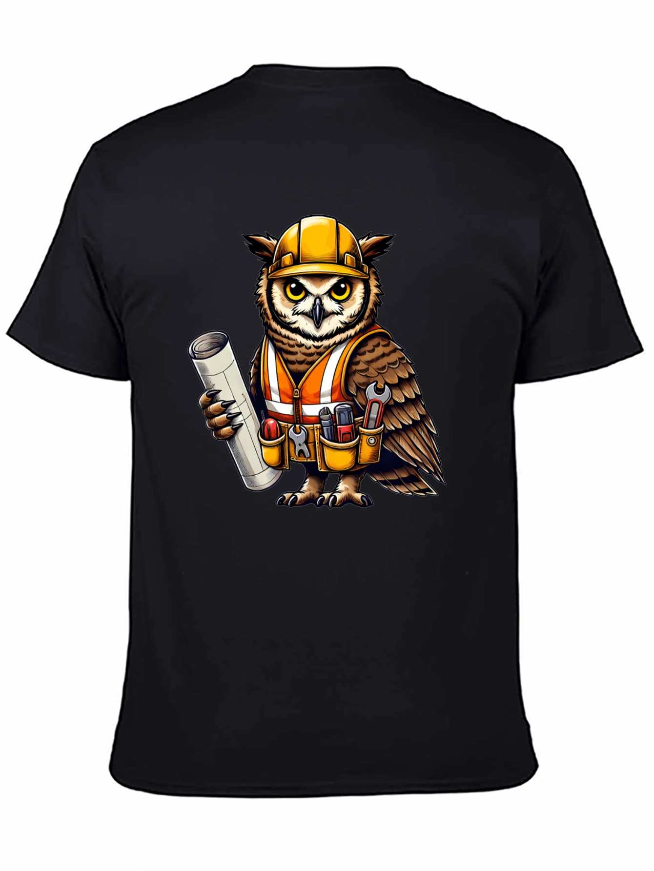 Construction Owl T-Shirt