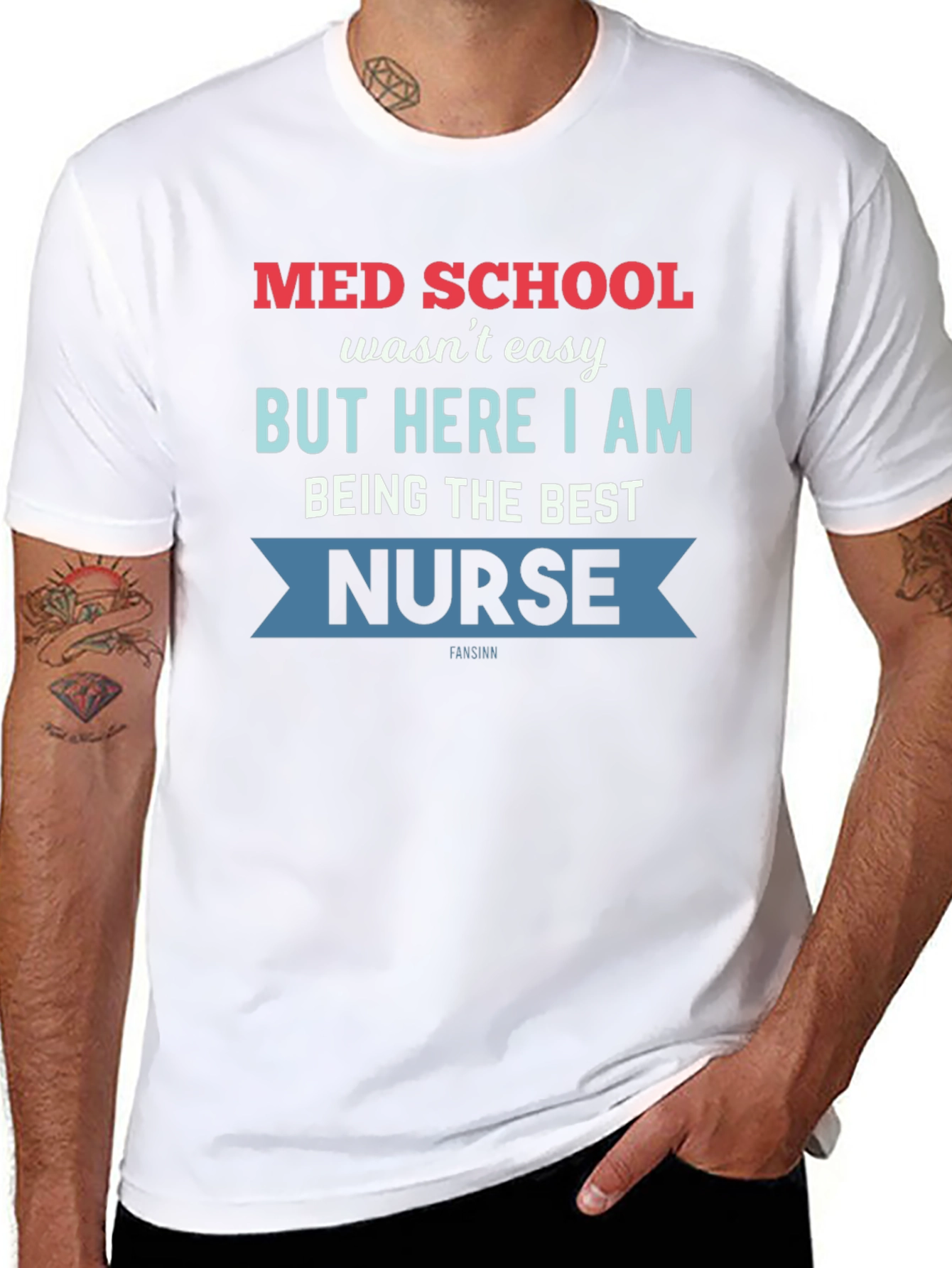 Med School Nurse Graphic Tee - Best Nurse T-Shirt