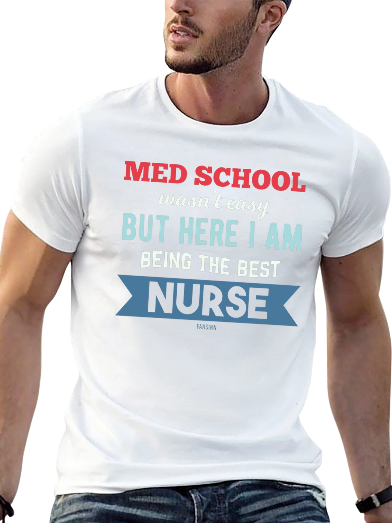 Med School Nurse Graphic Tee - Best Nurse T-Shirt
