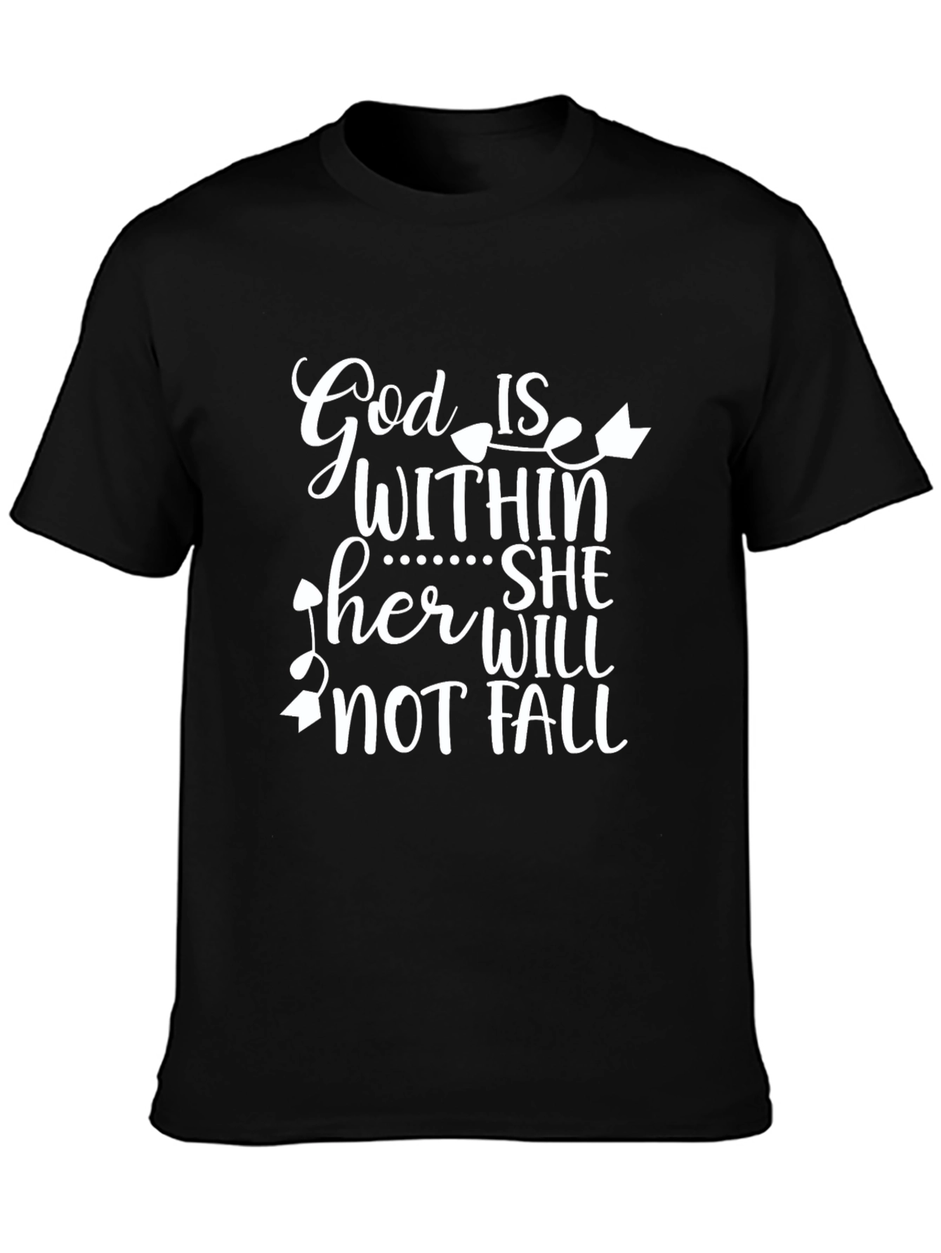 God is Within Her Tee - Christian Womens T-Shirt