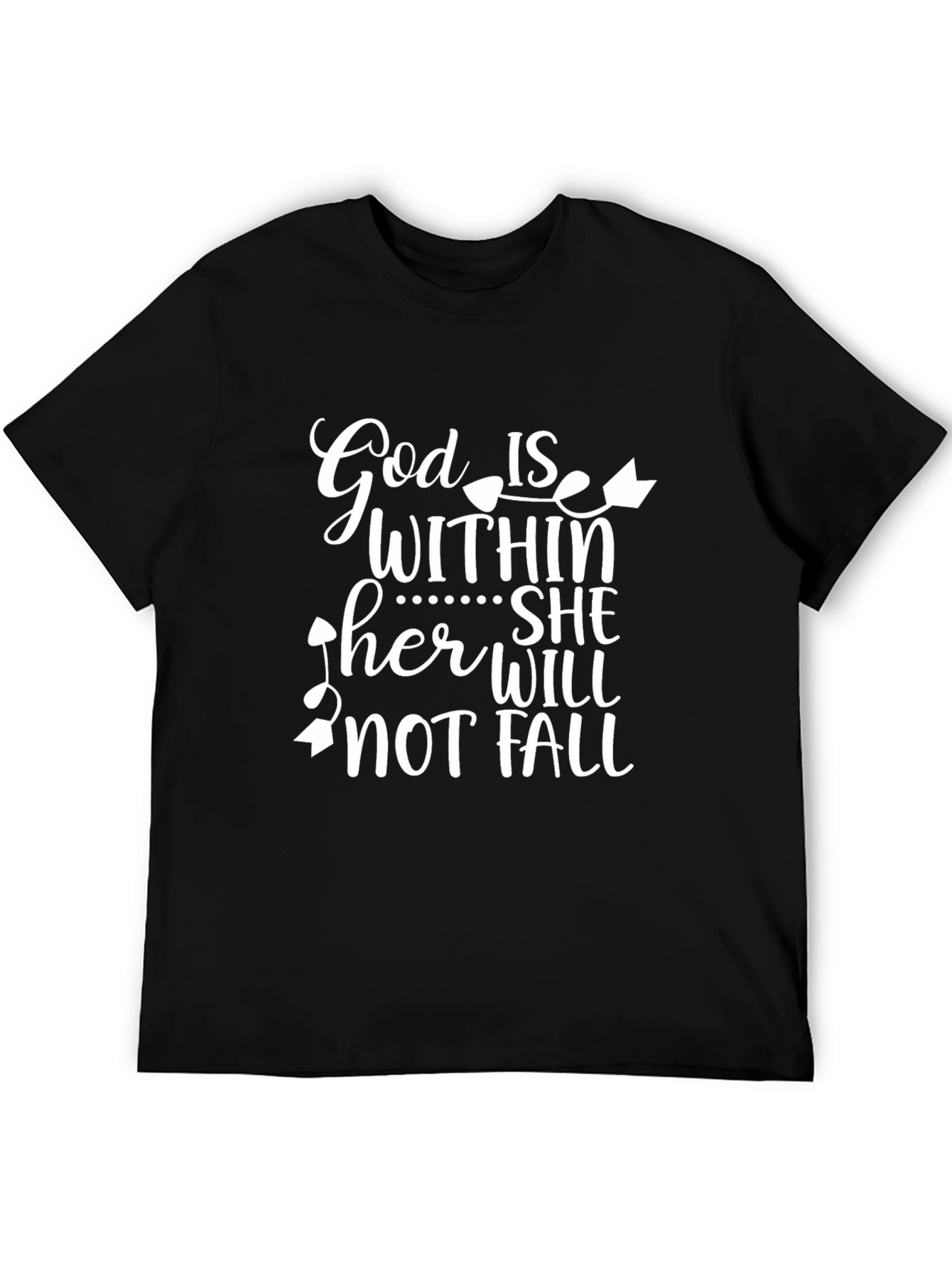 God is Within Her Tee - Christian Womens T-Shirt