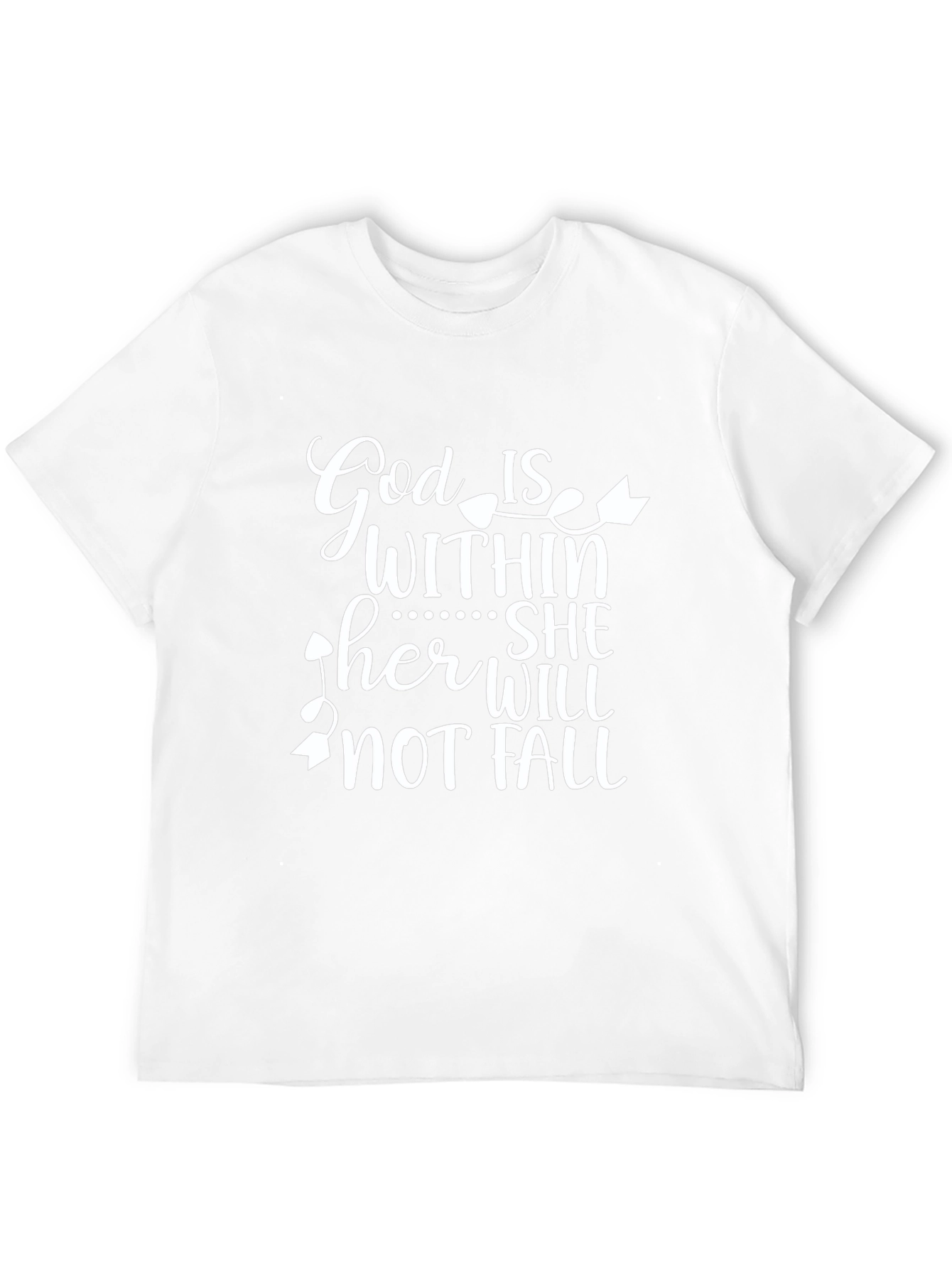 God is Within Her Tee - Christian Womens T-Shirt