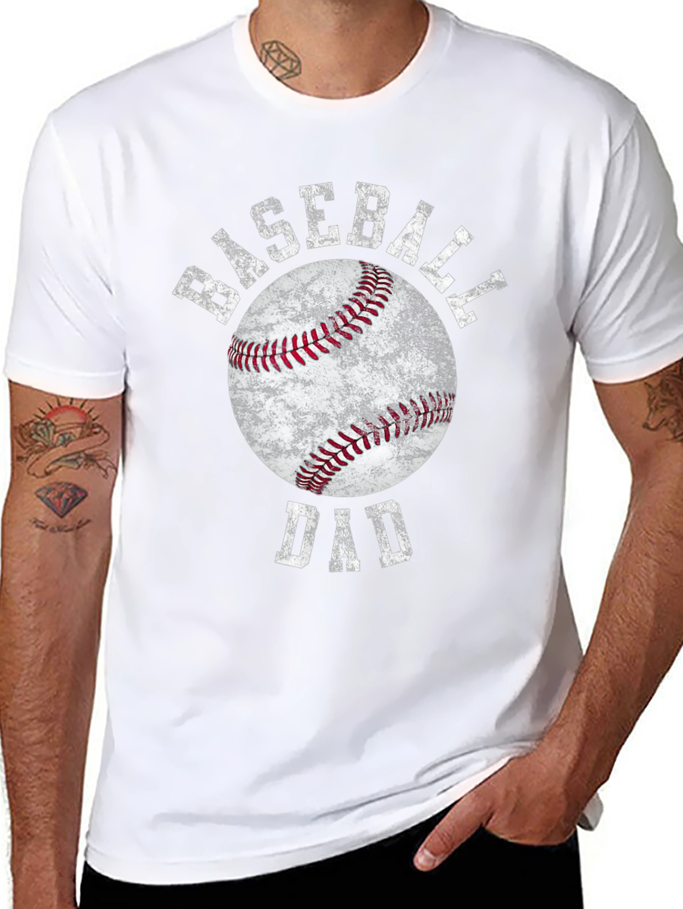 Baseball Dad Graphic T-Shirt