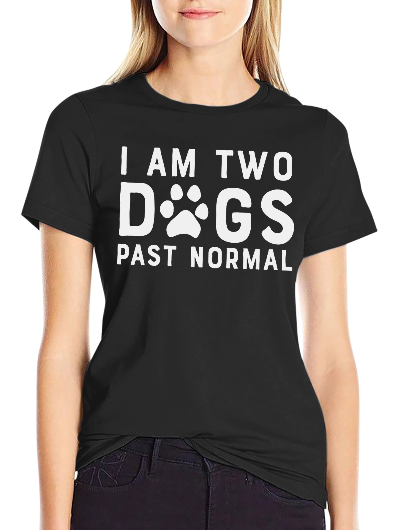 I AM TWO DOGS Past Normal T-Shirt