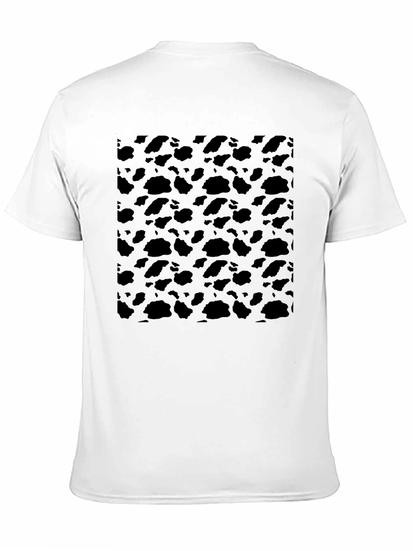 Abstract Black Patterned T-Shirt