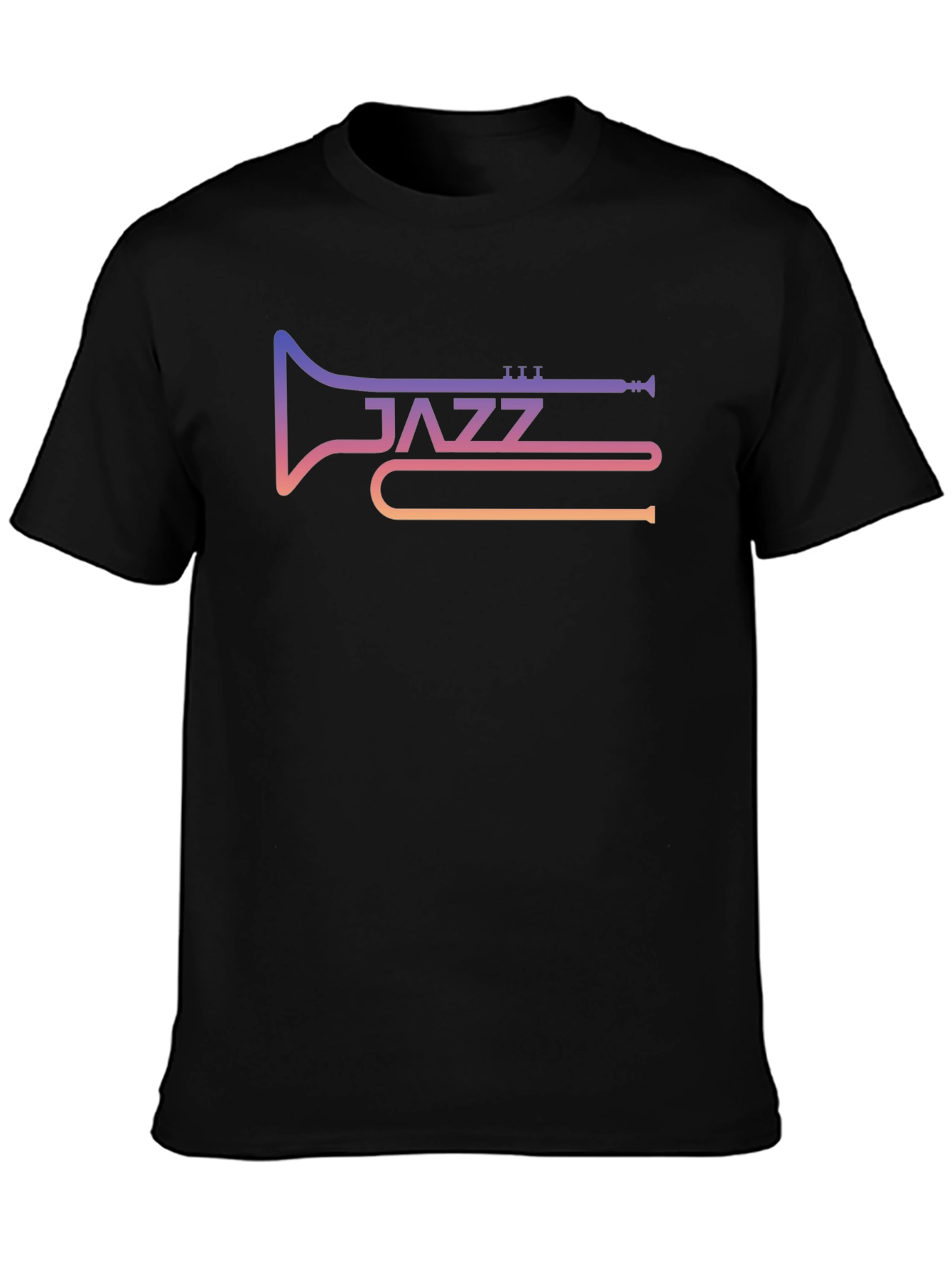 Jazz Music Trumpet Graphic T-Shirt