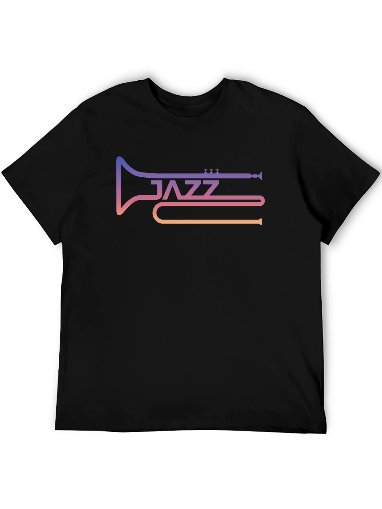 Jazz Music Trumpet Graphic T-Shirt