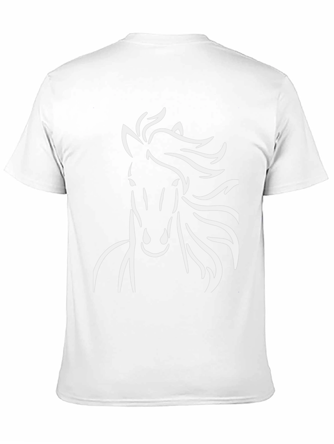 Horse Graphic Tee - Mens Black T-Shirt