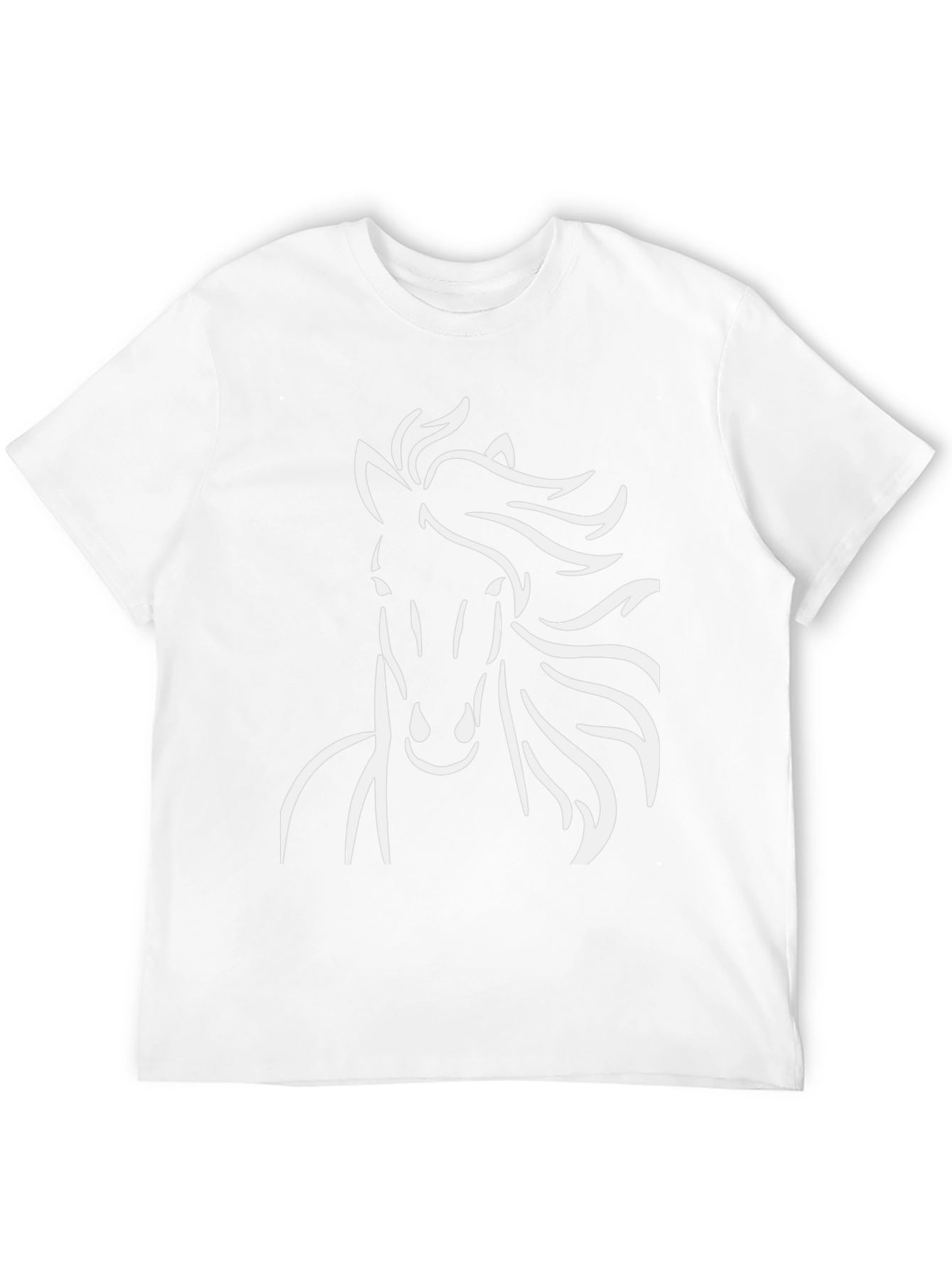 Horse Graphic Tee - Mens Black T-Shirt