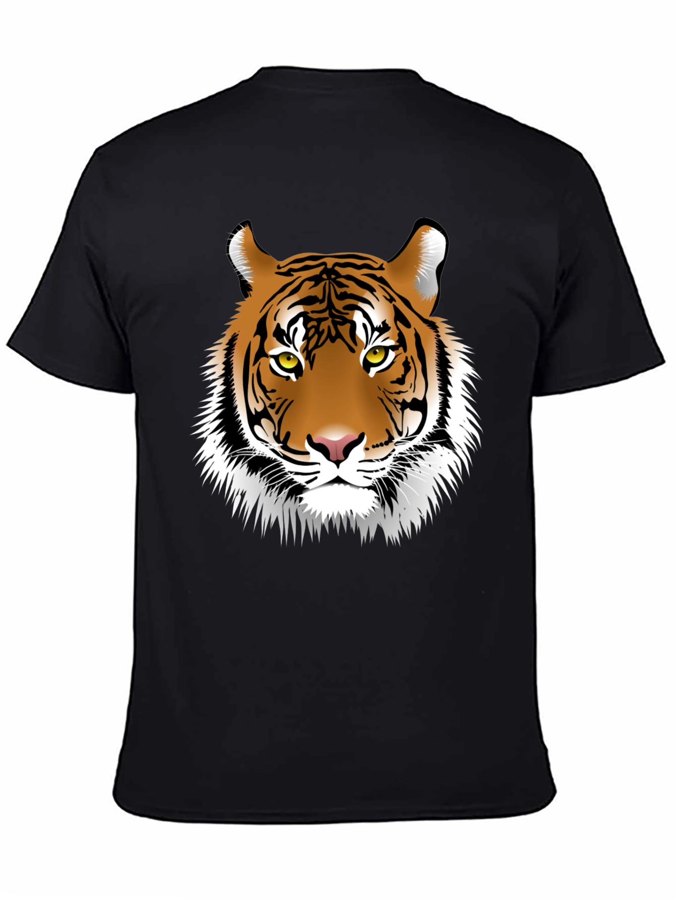 Tiger Graphic Tee - Black Casual Shirt