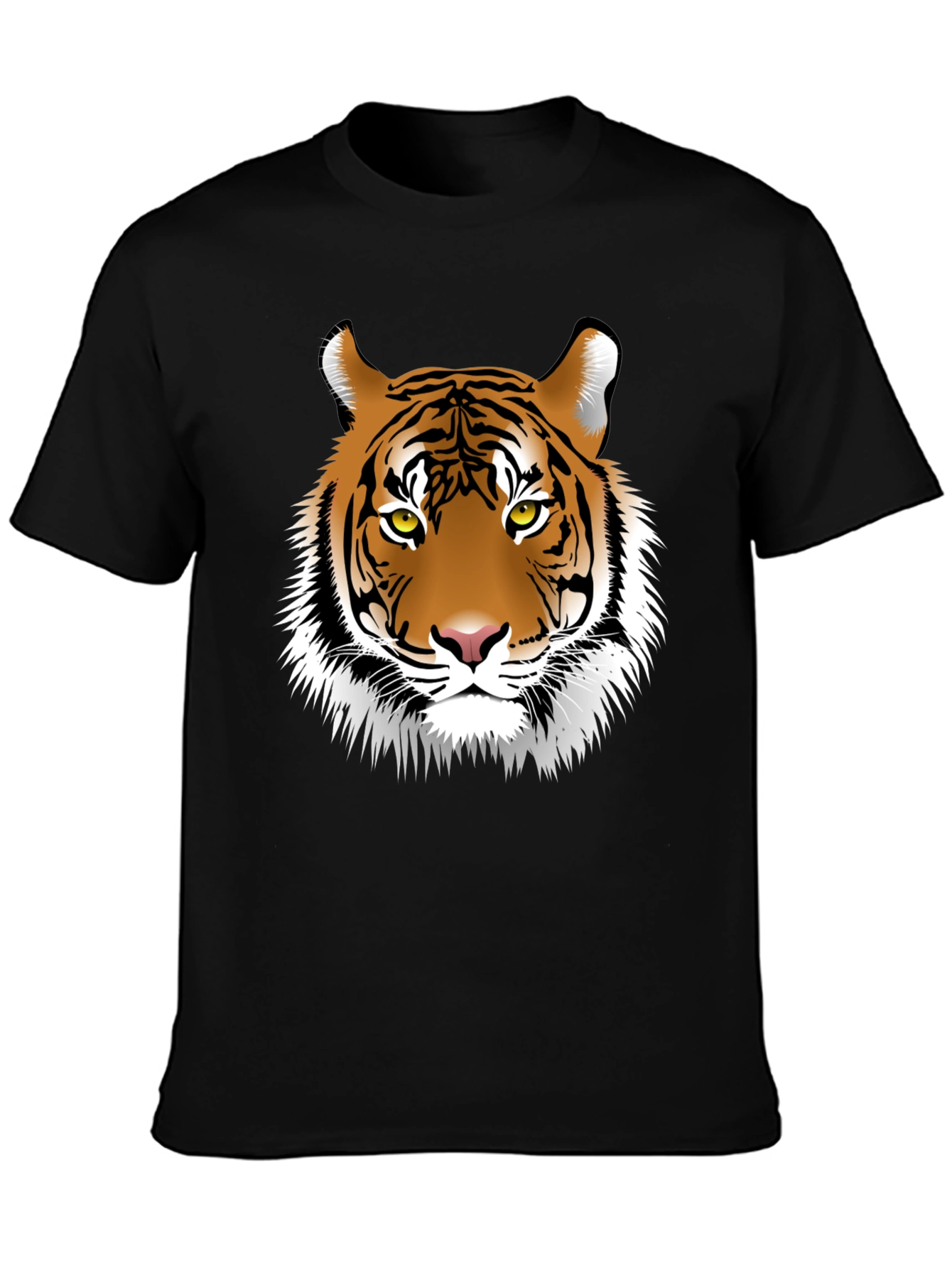 Tiger Graphic Tee - Black Casual Shirt