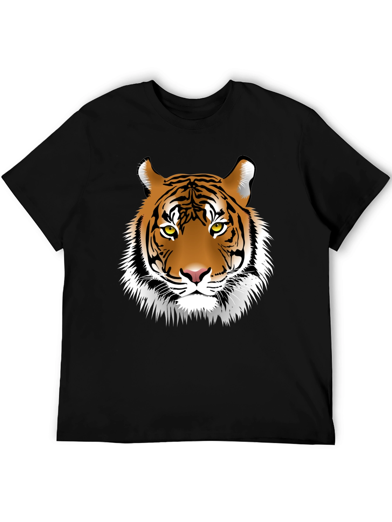 Tiger Graphic Tee - Black Casual Shirt