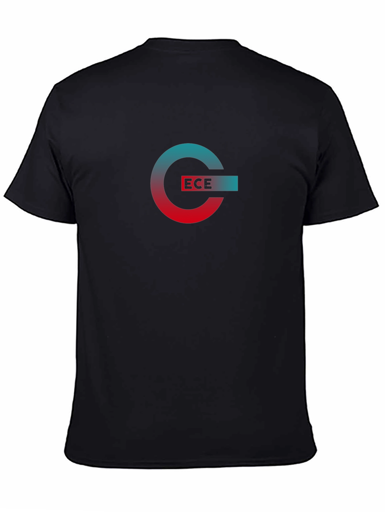 ECE Gradient Logo Black T-Shirt