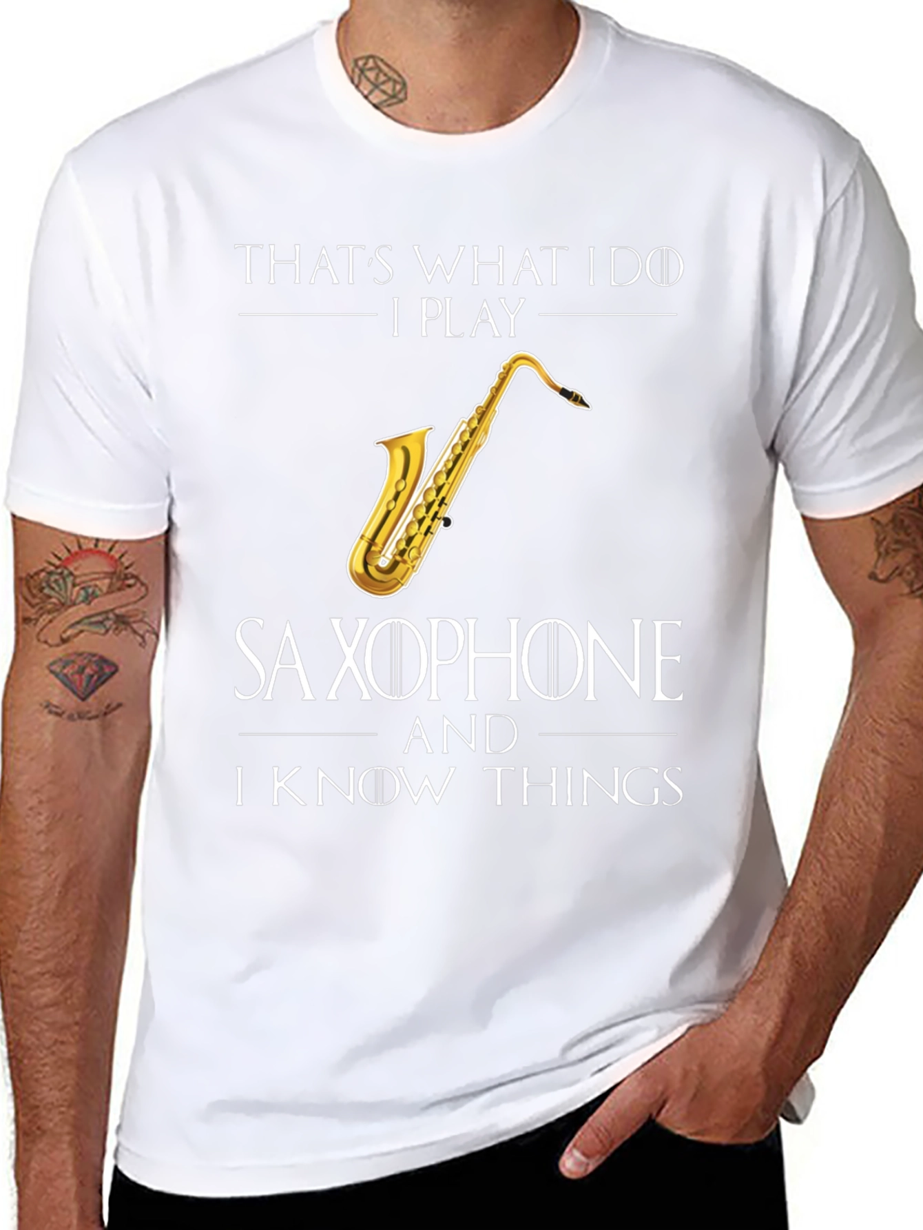 Saxophone Player Humor T-Shirt