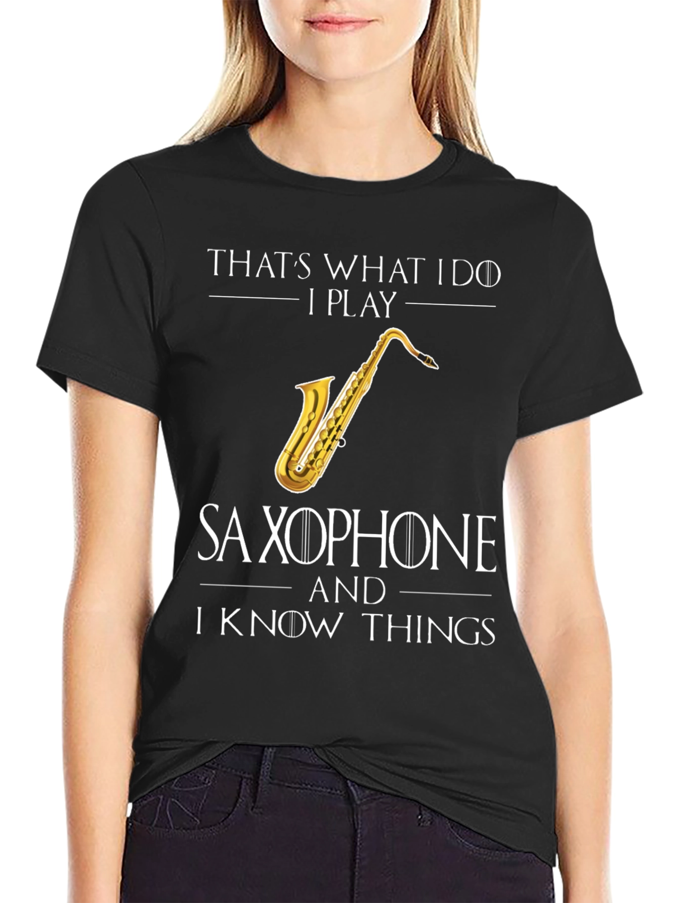 Saxophone Player Humor T-Shirt