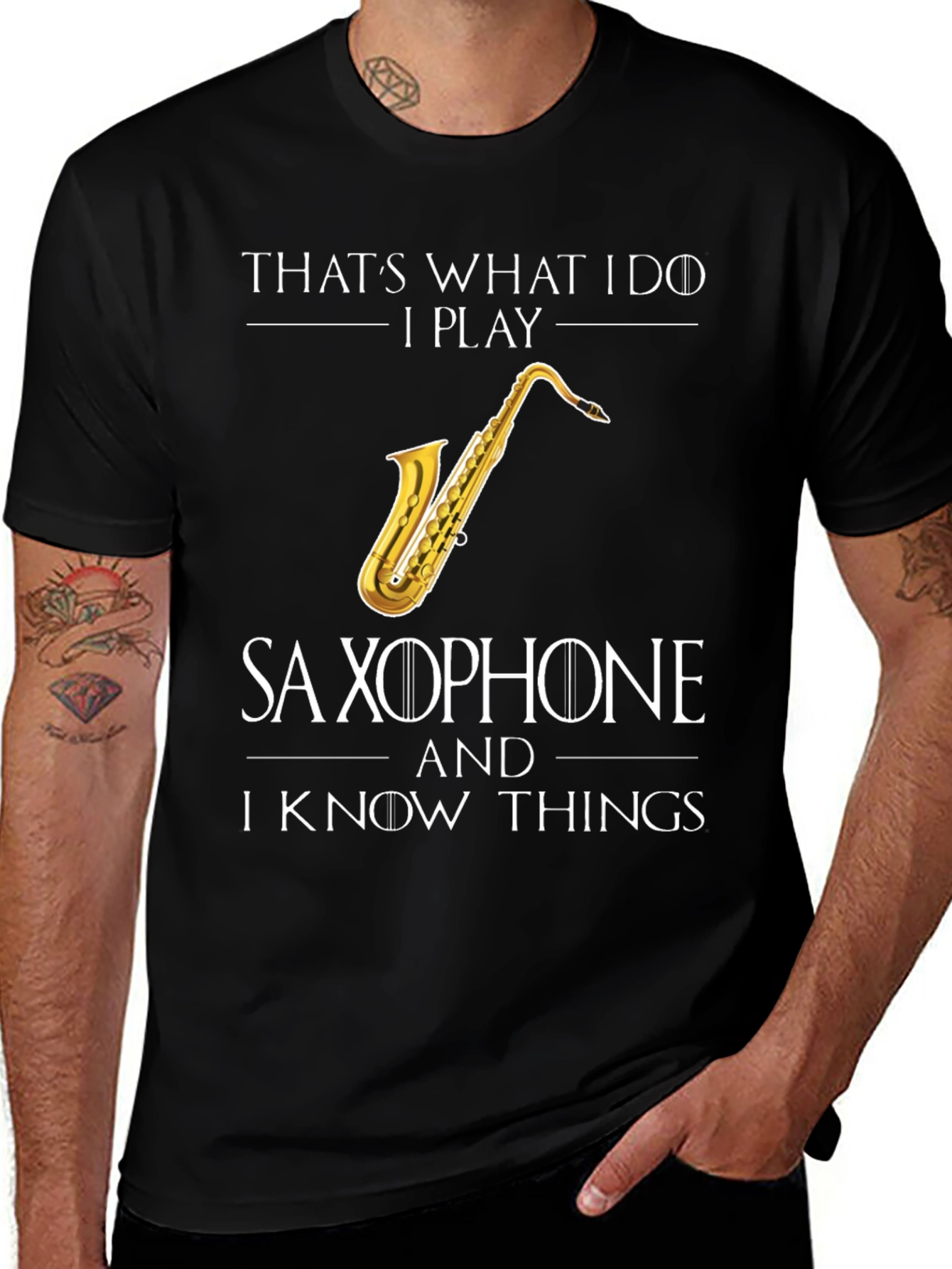Saxophone Player Humor T-Shirt