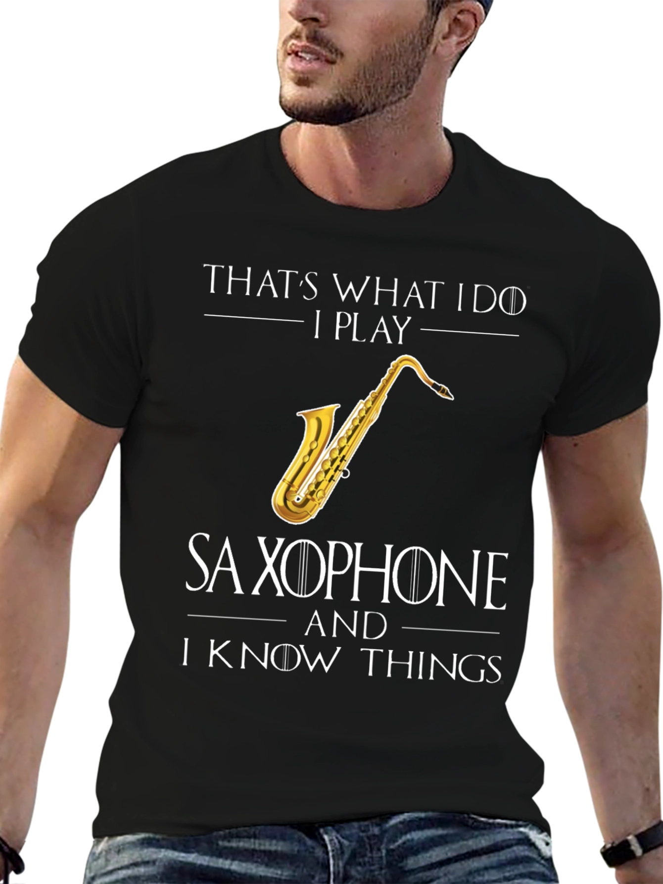 Saxophone Player Humor T-Shirt