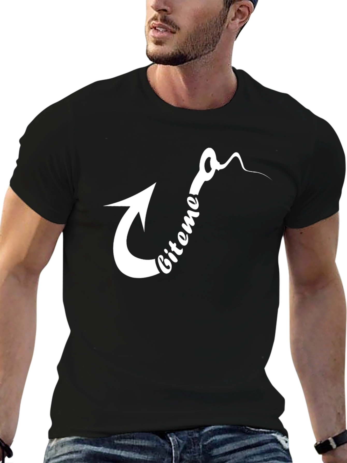 Biteme Fishing Hook T-Shirt - Unique Angler Tee