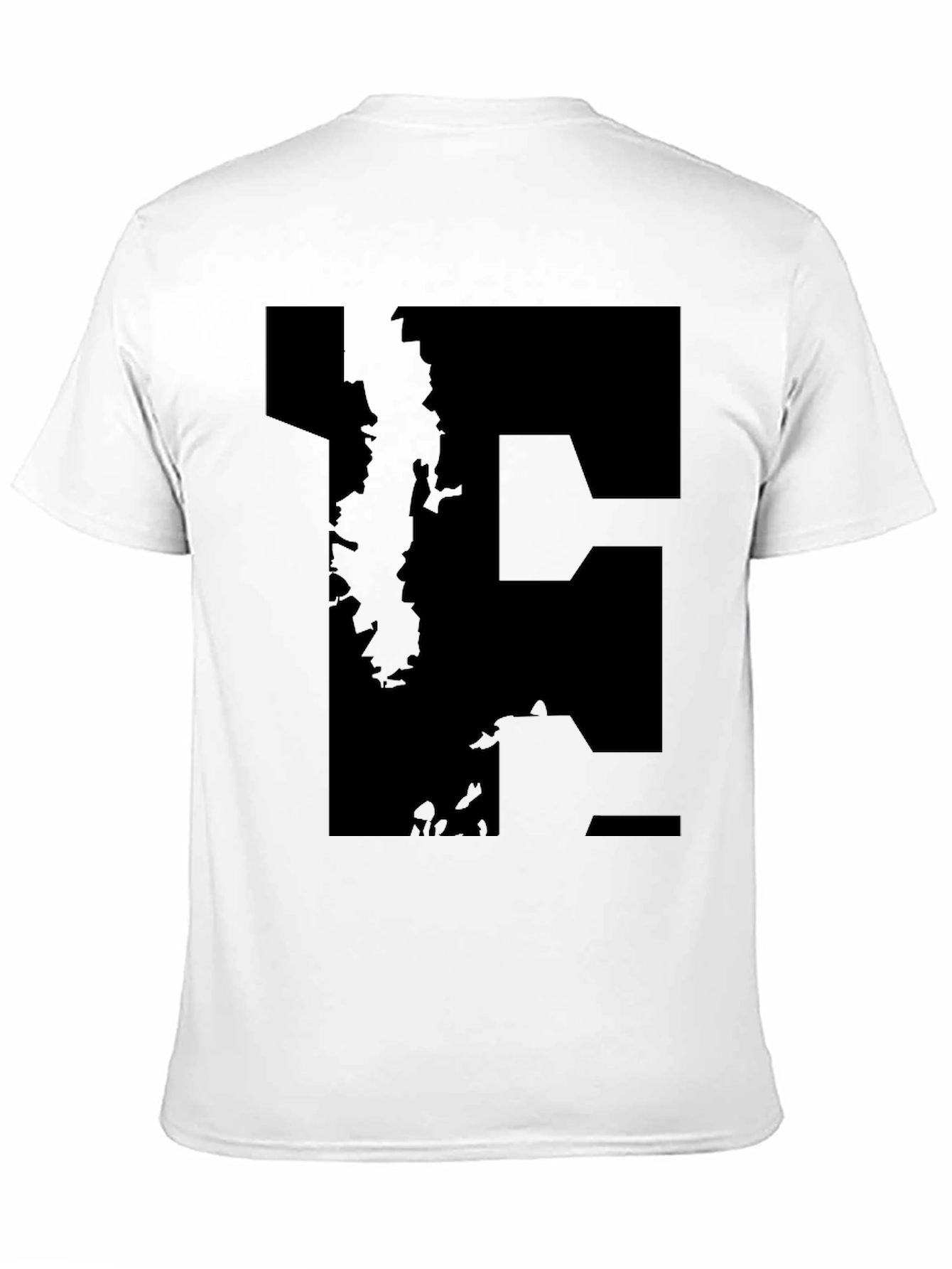 Modern Black Graphic Tee