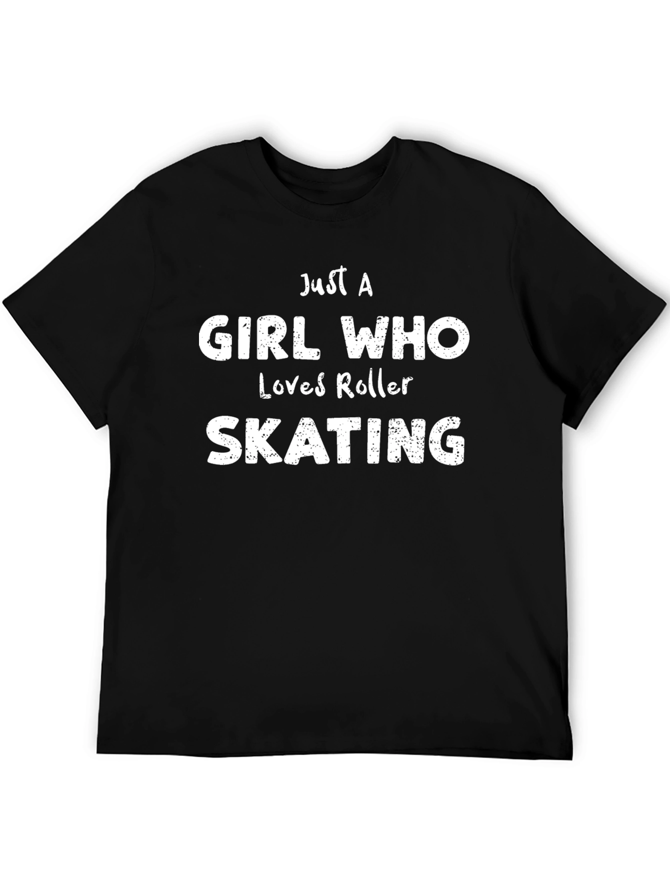 Just A Girl Who Loves Roller Skating T-Shirt