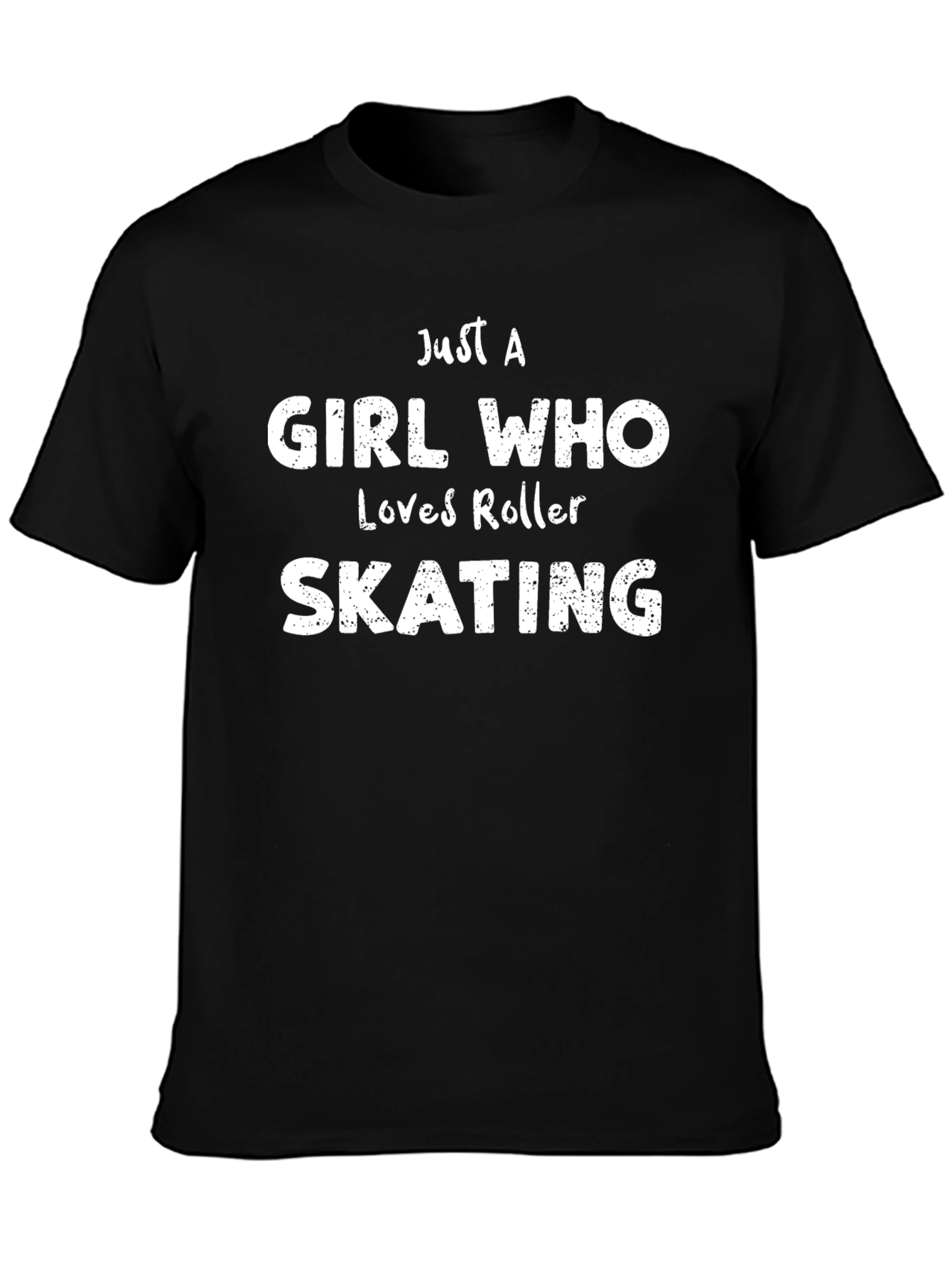 Just A Girl Who Loves Roller Skating T-Shirt