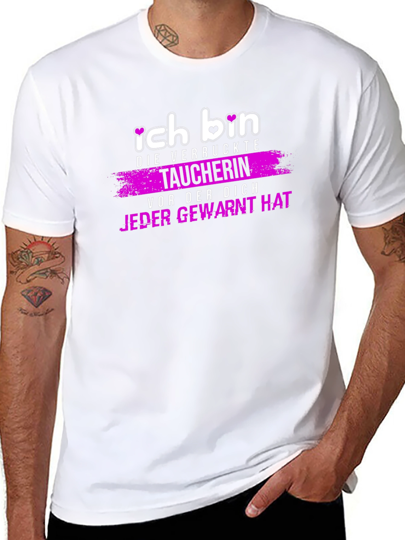 Ich Bin Die Verruckte Taucherin Shirt