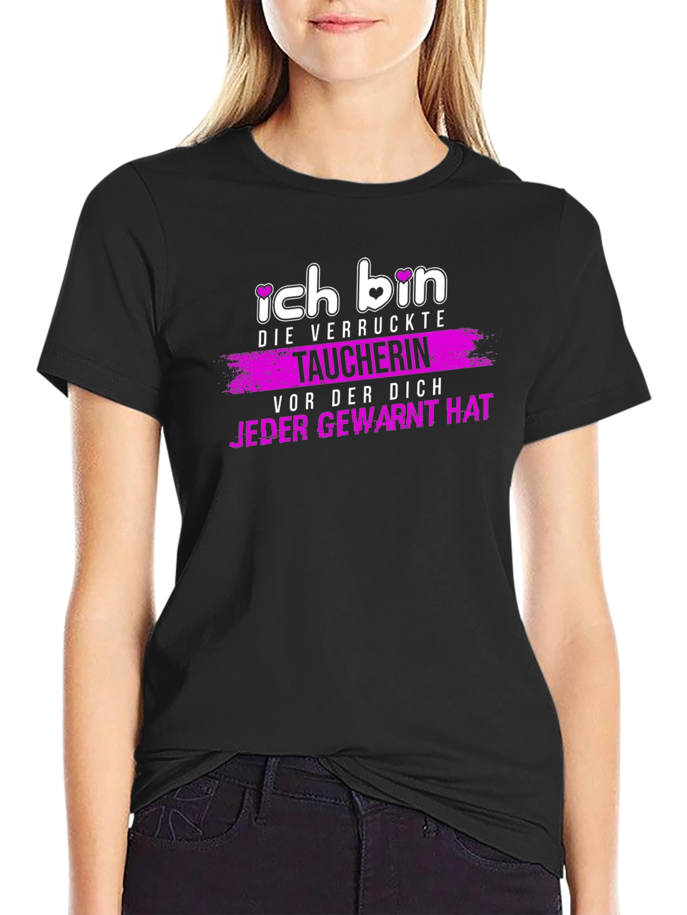 Ich Bin Die Verruckte Taucherin Shirt