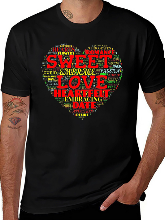 Sweet Love Heart Word Art T-Shirt
