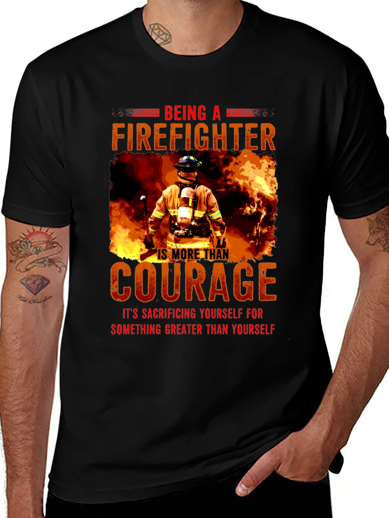 Firefighter Courage T-Shirt