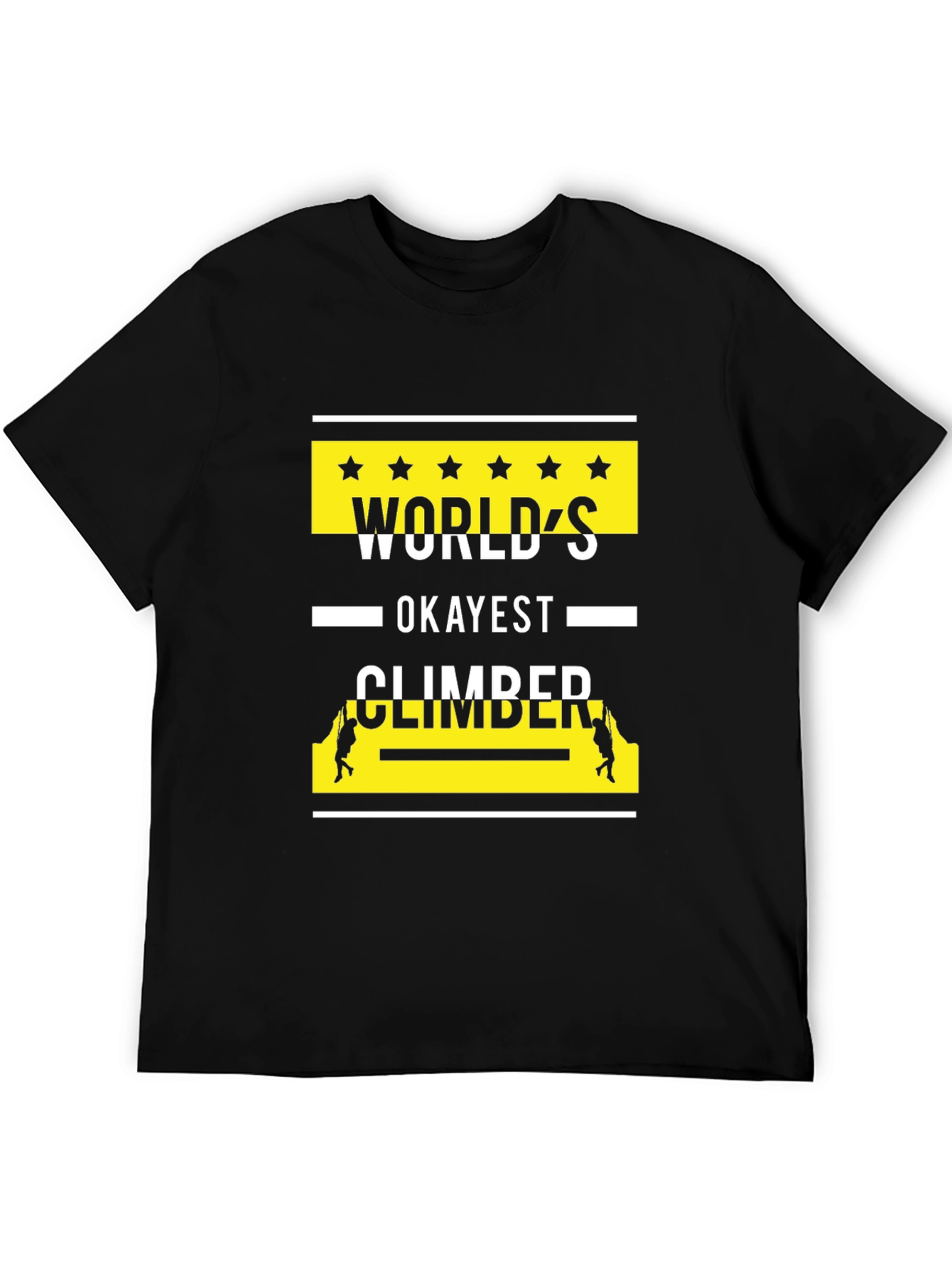 Worlds Okayest Climber Graphic T-Shirt