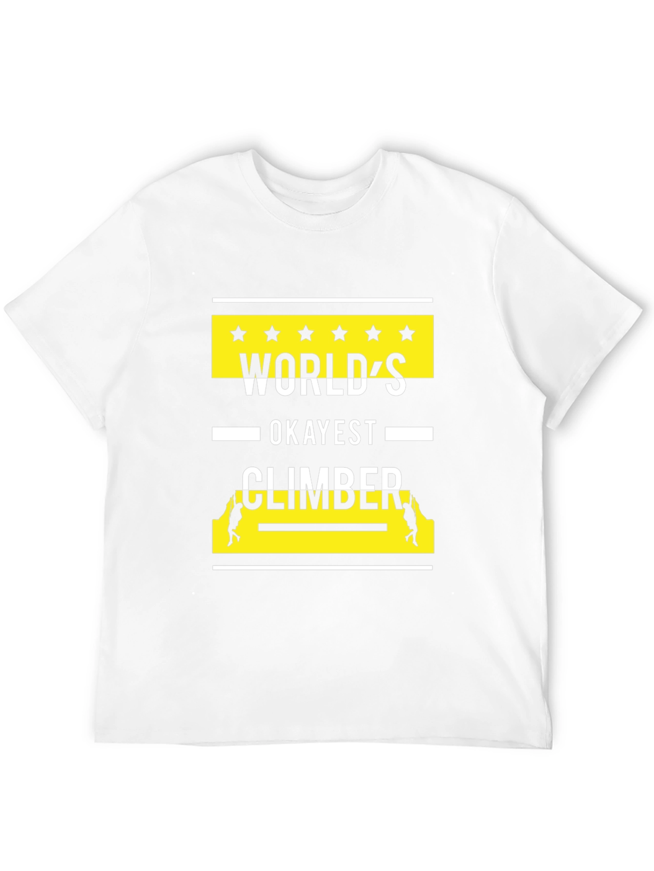 Worlds Okayest Climber Graphic T-Shirt