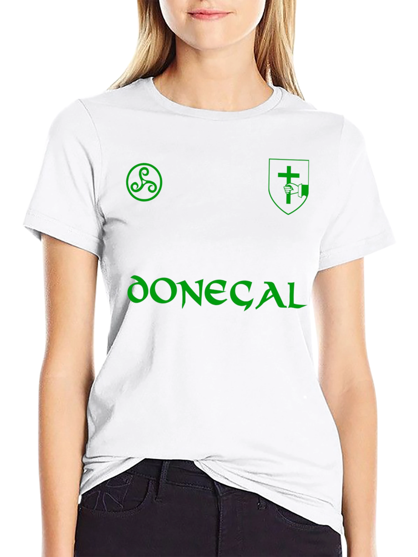 Donegal Green Print T-Shirt