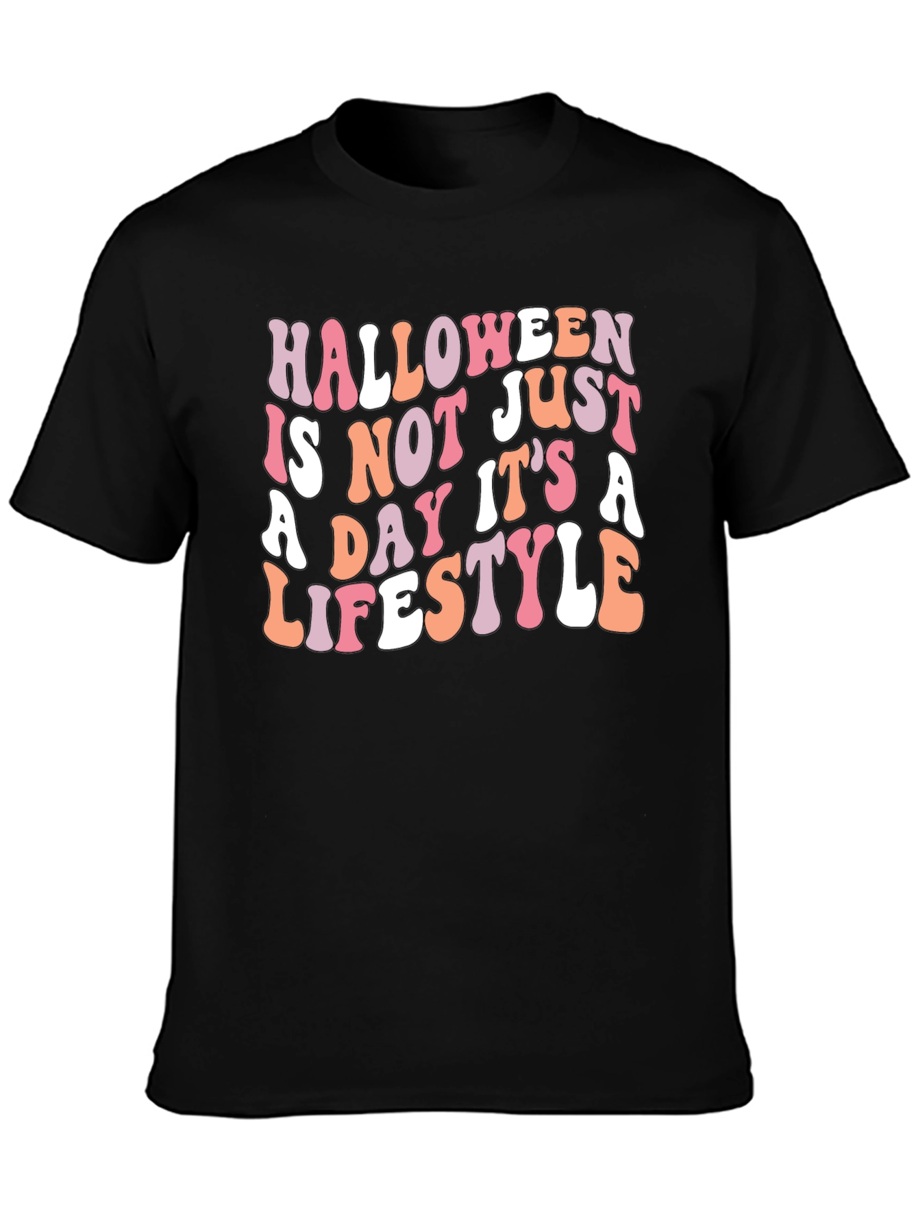 Halloween Lifestyle T-Shirt - Black Graphic Tee
