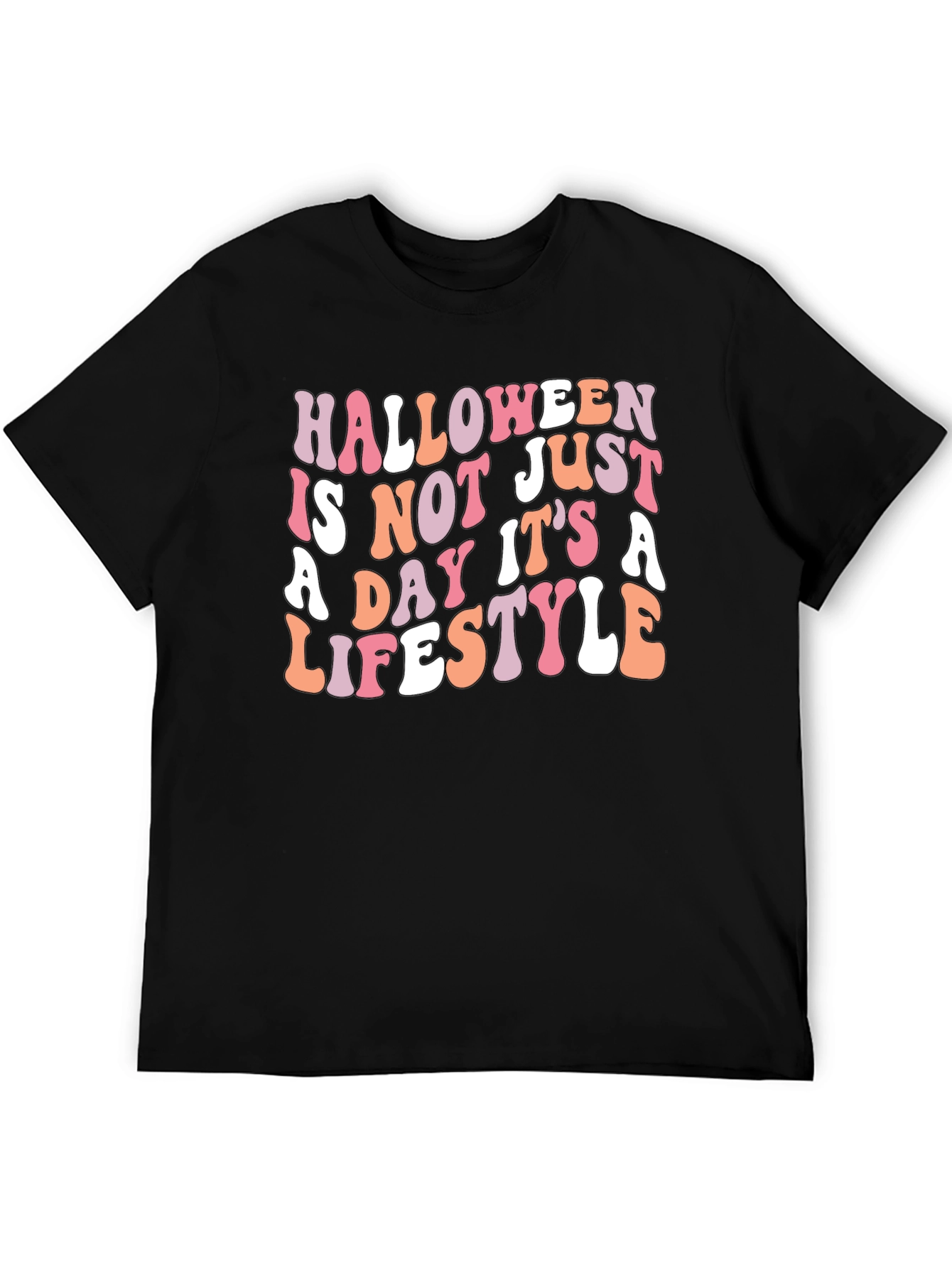Halloween Lifestyle T-Shirt - Black Graphic Tee