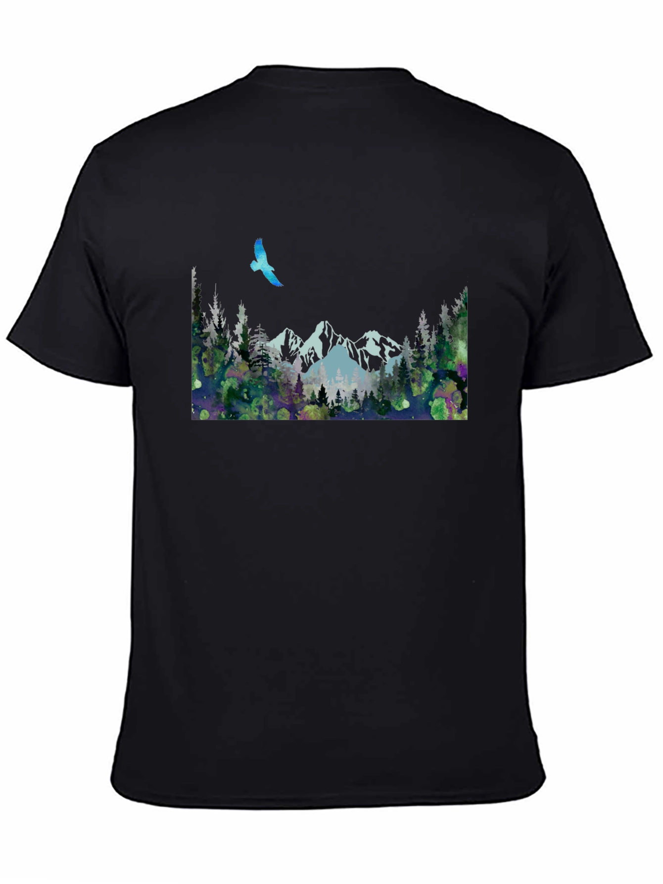 Mountain Scene T-Shirt - Nature Print